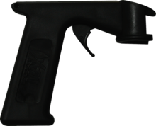 Aerosol hand grip