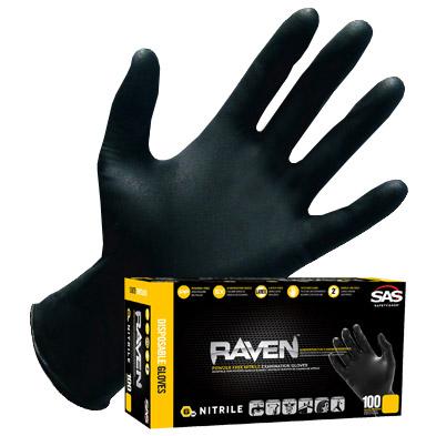 Raven Powder-Free Nitrile Gloves